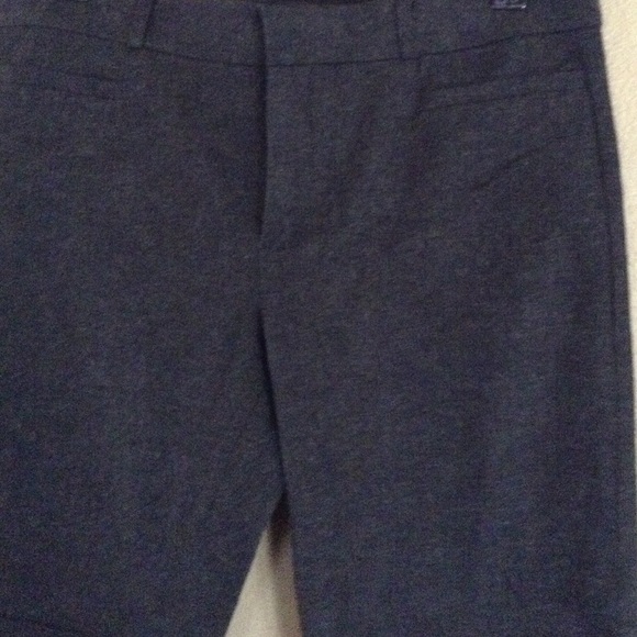 Banana Republic Grey Cotton Blend Crop Trouser 10 - Picture 2 of 8